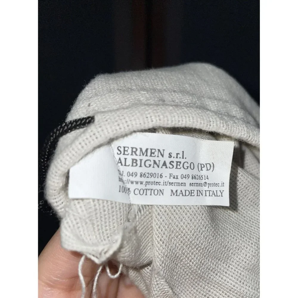 Jutta Neumann New York Logo Gray Drawstring Sandals Shoes Dust Bag Cover 9x14
